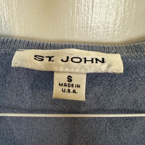 St. John Elegant Blue Tank Top - Picture 2 of 6